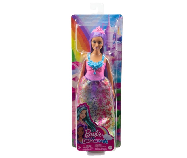 Barbie dreamtopia papusa printesa cu par mov Barbie dreamtopia papusa printesa cu par mov