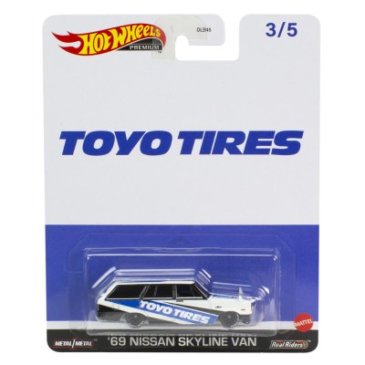 Hot wheels premium real riders pop culture masinuta metalica nissan skyline van 69 scara 1:64