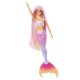 Barbie color change papusa sirena cu par roz Barbie color change papusa sirena cu par roz