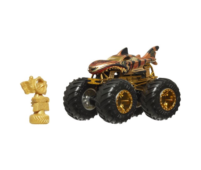 Hot wheels monster truck 50 bigfoot trophy champions masinuta hw tiger shark scara 1 la 64 Hot wheels monster truck 50 bigfoot trophy champions masinuta hw tiger shark scara 1 la 64