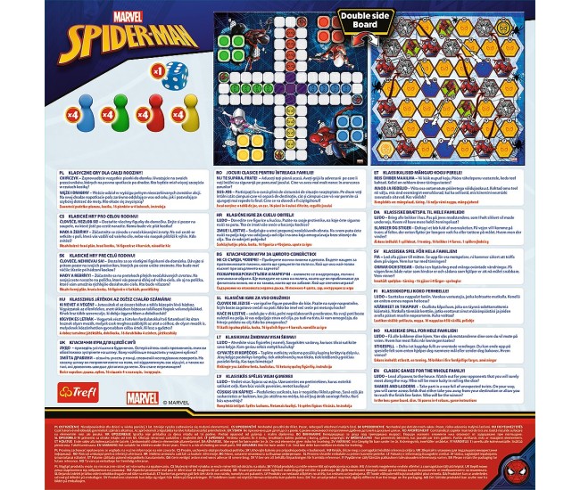 Joc spiderman 2in1 ludo si serpisori scari Joc spiderman 2in1 ludo si serpisori scari