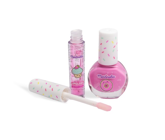 Yummy set lac de unghii si luciu de buze Yummy set lac de unghii si luciu de buze