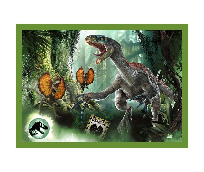 Puzzle trefl jurassic world 4in1 in lumea dinozaurilor Puzzle trefl jurassic world 4in1 in lumea dinozaurilor