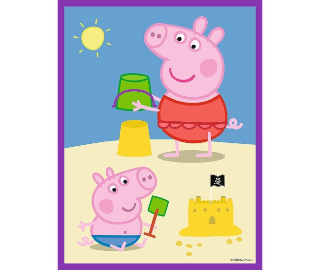 Puzzle trefl primo baby maxi 2x10 peppa pig Puzzle trefl primo baby maxi 2x10 peppa pig