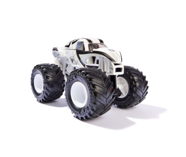 Monster jam marvel camion gigant amazing spider man rosu scara 1 la 64 Monster jam marvel camion gigant amazing spider man rosu scara 1 la 64