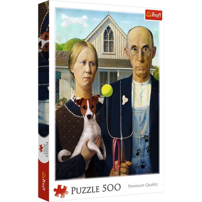 Puzzle trefl 500 american gothic