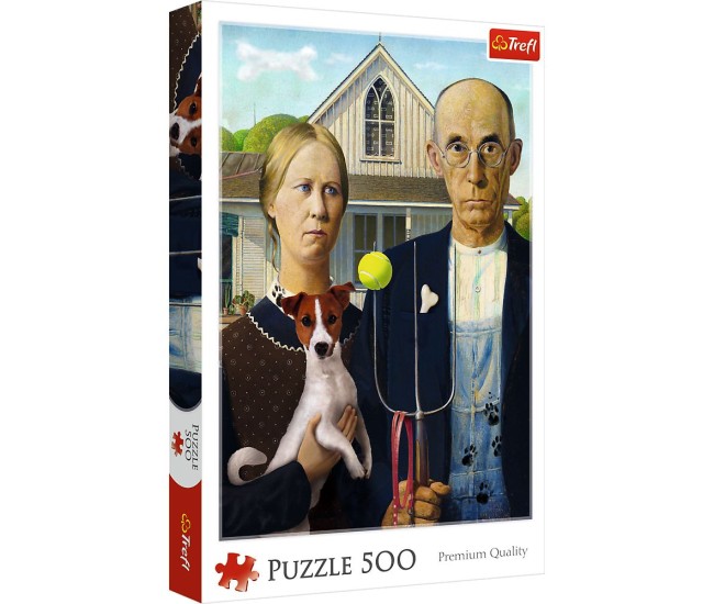 Puzzle trefl 500 american gothic Puzzle trefl 500 american gothic