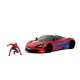 Jada marvel set figurina spider man si masinuta metalica mclaren 720s scara 1 la 24 Jada marvel set figurina spider man si masinuta metalica mclaren 720s scara 1 la 24