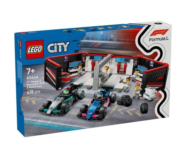 Lego city garaj f1 si masini mercedes-amg si alpine 60444 Lego city garaj f1 si masini mercedes-amg si alpine 60444