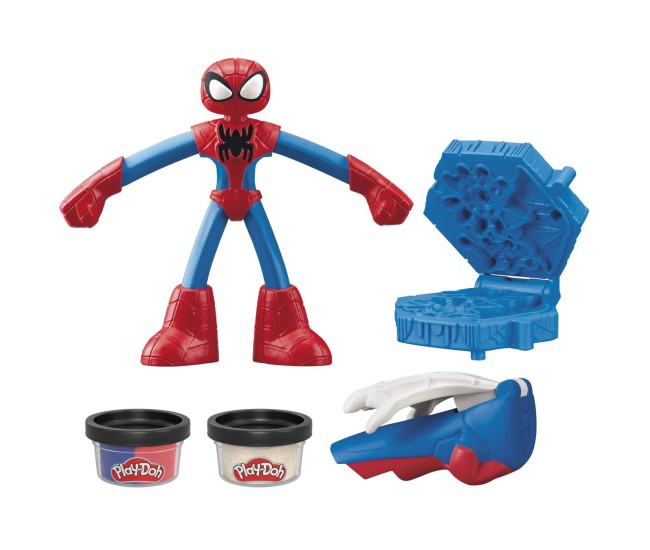 Play-doh marvel figurina flexibila cu accesorii spider man 10cm Play-doh marvel figurina flexibila cu accesorii spider man 10cm