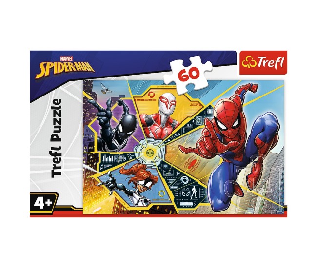 Puzzle trefl 60 spiderman panza de paianjen Puzzle trefl 60 spiderman panza de paianjen