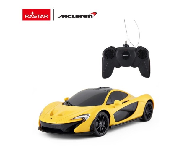 Masina cu telecomanda mclaren p1 galben scara 1 la 24 Masina cu telecomanda mclaren p1 galben scara 1 la 24