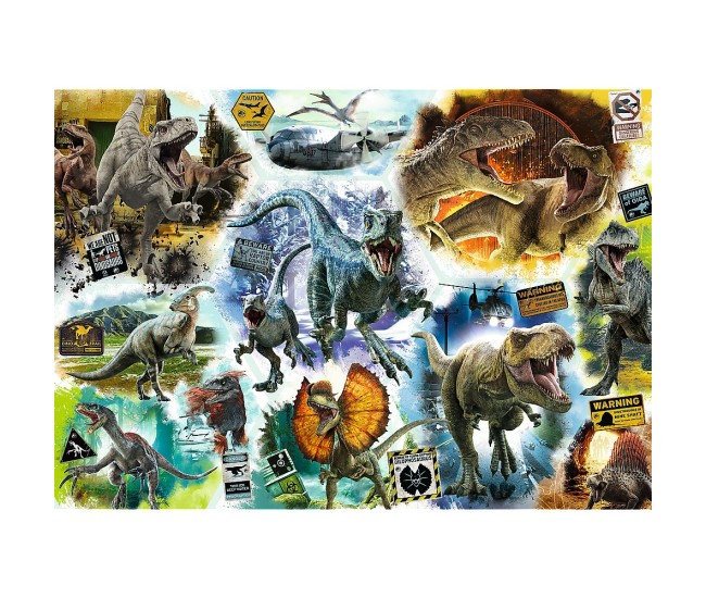 Puzzle trefl 1000 jurassic world pe urmele dinozaurilor Puzzle trefl 1000 jurassic world pe urmele dinozaurilor