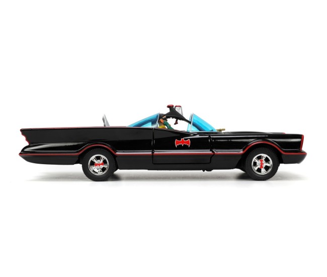 Jada batman set masinuta metalica batmobile 1:24 si 4 figurine Jada batman set masinuta metalica batmobile 1:24 si 4 figurine
