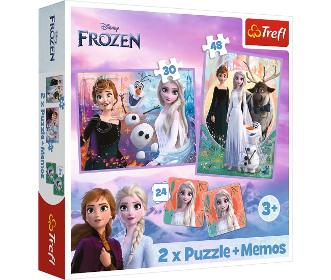 Puzzle trefl 2in1 memo disney frozen printesele si taramul lor Puzzle trefl 2in1 memo disney frozen printesele si taramul lor