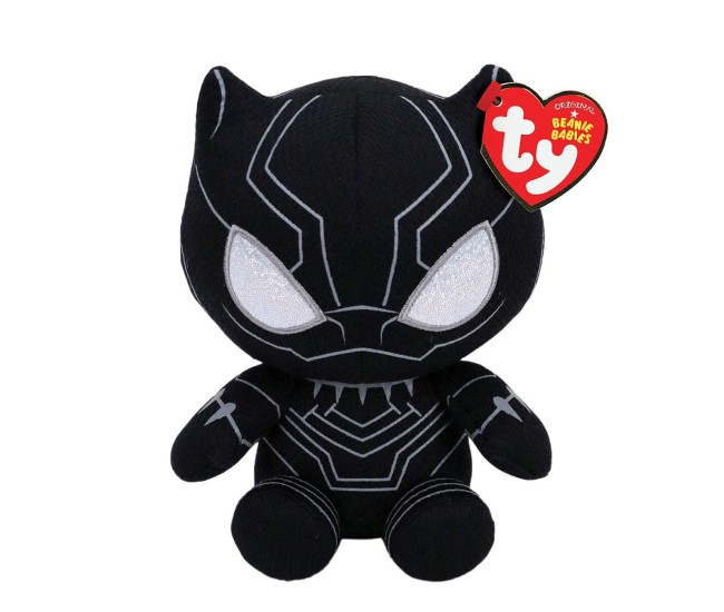 Plus ty 15cm beanie babies soft marvel black panther Plus ty 15cm beanie babies soft marvel black panther