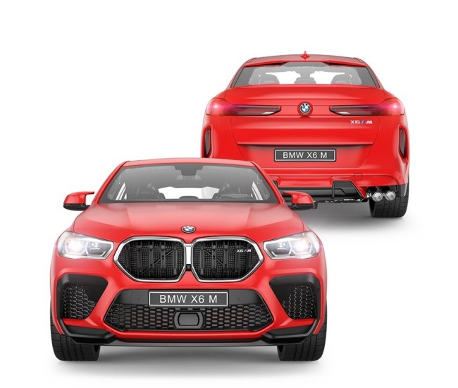 Masina cu telecomanda bmw x6 m rosu scara 1 la 14 Masina cu telecomanda bmw x6 m rosu scara 1 la 14