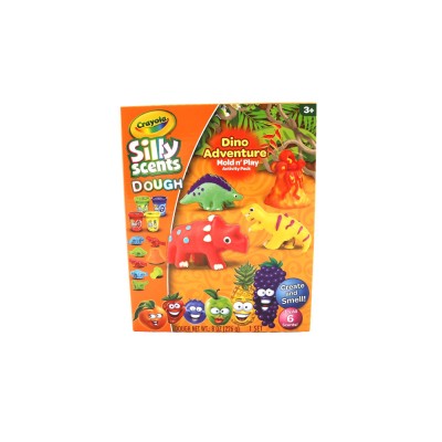 Crayola silly scents set mediu dinozaur cu accesorii