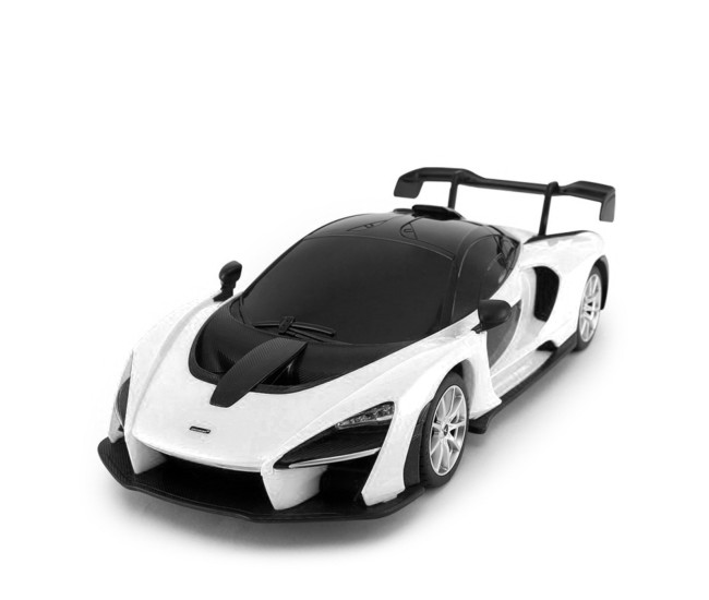 Masina cu telecomanda mclaren senna alb cu scara 1 la 18 Masina cu telecomanda mclaren senna alb cu scara 1 la 18