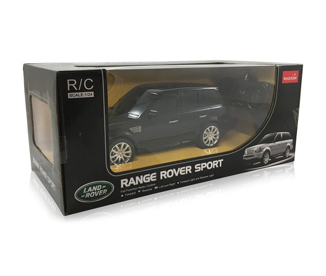 Masina cu telecomanda range rover sport negru cu scara 1 la 24 Masina cu telecomanda range rover sport negru cu scara 1 la 24