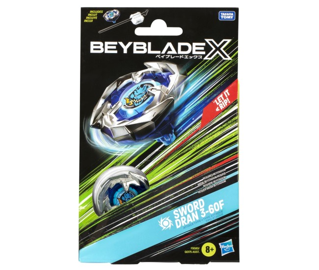 Beyblade x let it rip set lansator si roata sword dran 3-60f Beyblade x let it rip set lansator si roata sword dran 3-60f