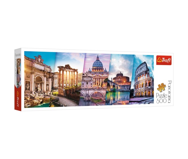 Puzzle trefl 500 panorama calatorind in italia Puzzle trefl 500 panorama calatorind in italia