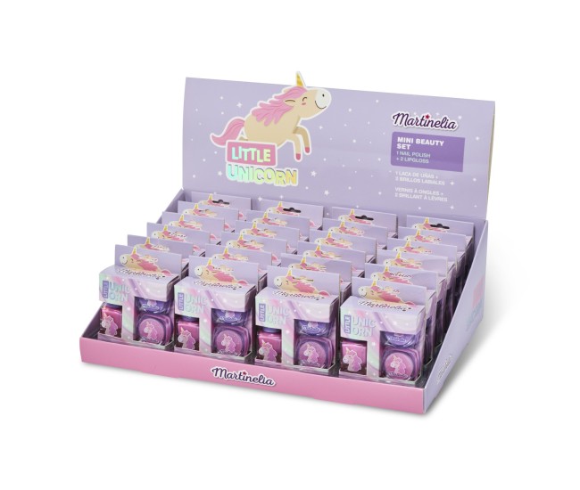 Martinelia little unicorn set unghii si buze Martinelia little unicorn set unghii si buze