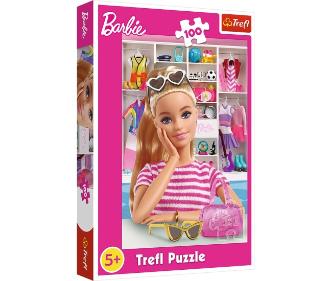 Puzzle trefl 100 barbie sa o cunoastem pe barbie Puzzle trefl 100 barbie sa o cunoastem pe barbie