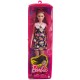 Papusa barbie fashionista satena cu rochie cu imprimeu floral Papusa barbie fashionista satena cu rochie cu imprimeu floral