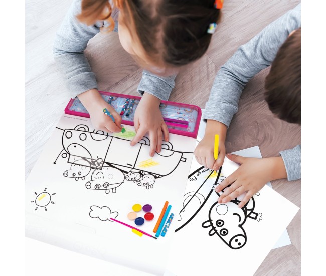 Set pentru desen giga block 5 in 1 peppa pig Set pentru desen giga block 5 in 1 peppa pig