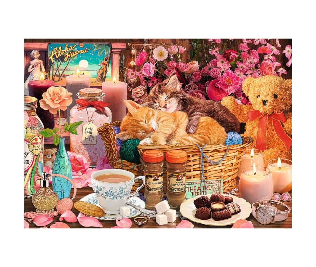 Puzzle trefl 1000 premium plus tea time toate lucrurile bune Puzzle trefl 1000 premium plus tea time toate lucrurile bune