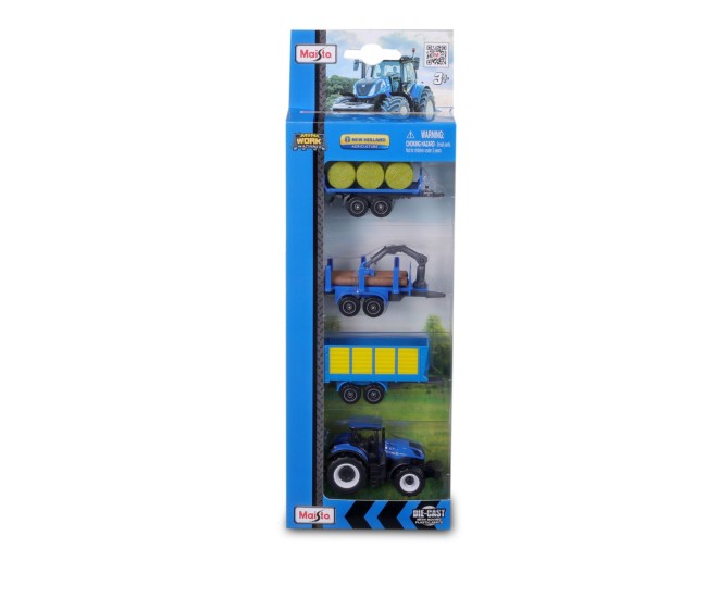Maisto set 4 utiliaje agricole new holland Maisto set 4 utiliaje agricole new holland