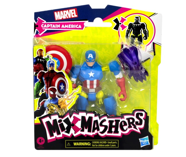 Marvel avengers mix mashers figurina capitan america 12cm Marvel avengers mix mashers figurina capitan america 12cm