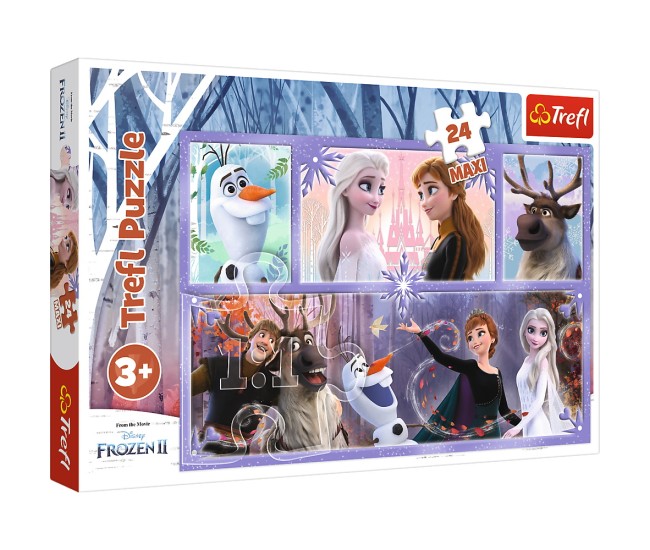 Puzzle trefl 24 maxi frozen2 o lume magica Puzzle trefl 24 maxi frozen2 o lume magica