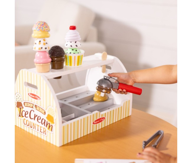 Melissa and doug set de joaca din lemn tejgheaua cu inghetata Melissa and doug set de joaca din lemn tejgheaua cu inghetata