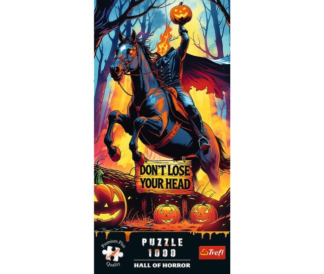 Puzzle trefl 1000 premium plus sala groazei calaretul fara cap Puzzle trefl 1000 premium plus sala groazei calaretul fara cap