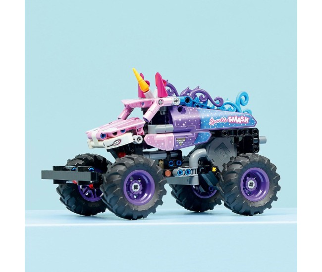 Lego technic monster jam sparkle smash cu motor cu arc 42220 Lego technic monster jam sparkle smash cu motor cu arc 42220