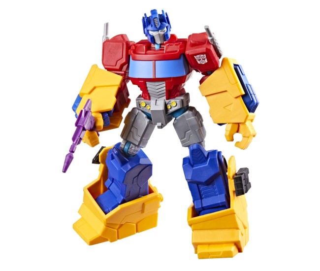 Transformers mix mashers set figurina optimus prime 12cm si accesorii Transformers mix mashers set figurina optimus prime 12cm si accesorii