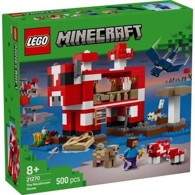 Lego minecraft casa mooshroom 21270
