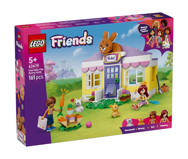 Lego friends hotel pentru iepurasi in orasul heartlake 42679