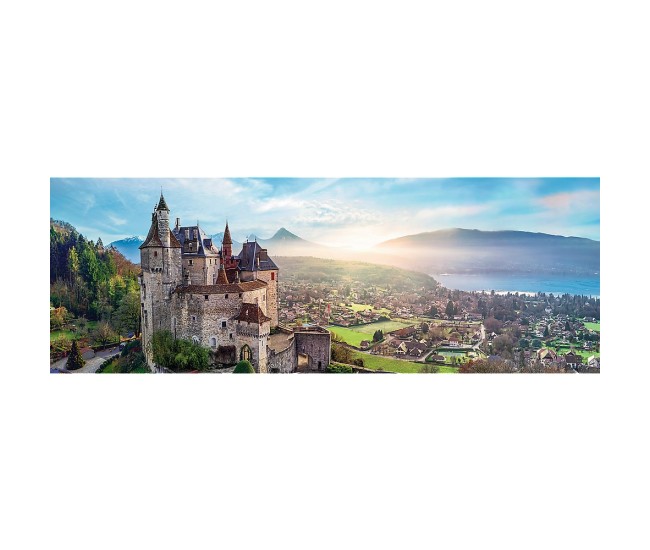 Puzzle trefl 1000 panorama castelul menthon Puzzle trefl 1000 panorama castelul menthon