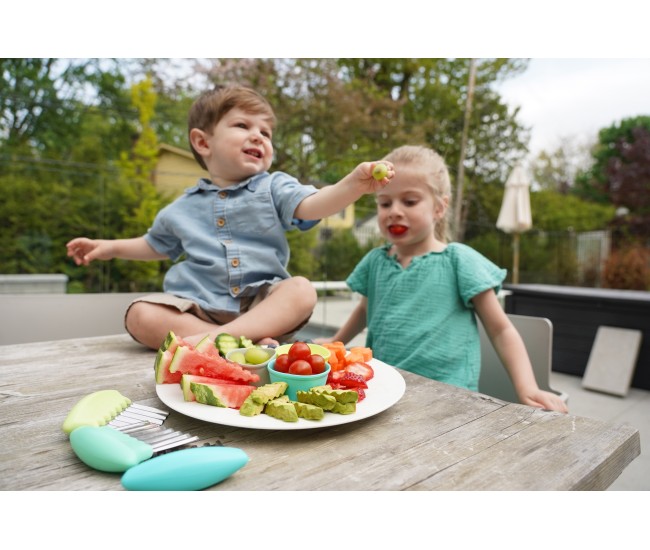 Set 3 cutite pentru gustari, melii, roz ivoire mura Set 3 cutite pentru gustari, melii, roz ivoire mura