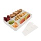 Cutie snack 12 compartimente, melii luxe, ivory
