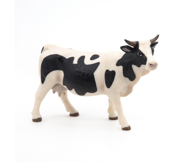 Papo figurina vacuta cu blana alba si neagra Papo figurina vacuta cu blana alba si neagra