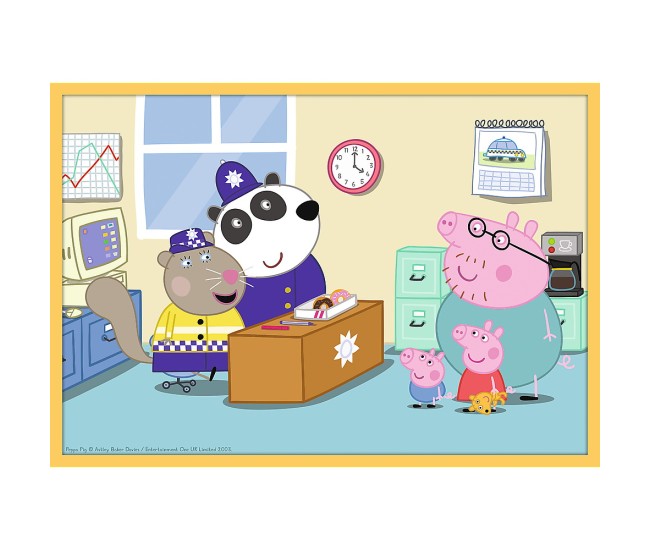 Puzzle trefl 10in1 intalneste-o pe peppa pig Puzzle trefl 10in1 intalneste-o pe peppa pig