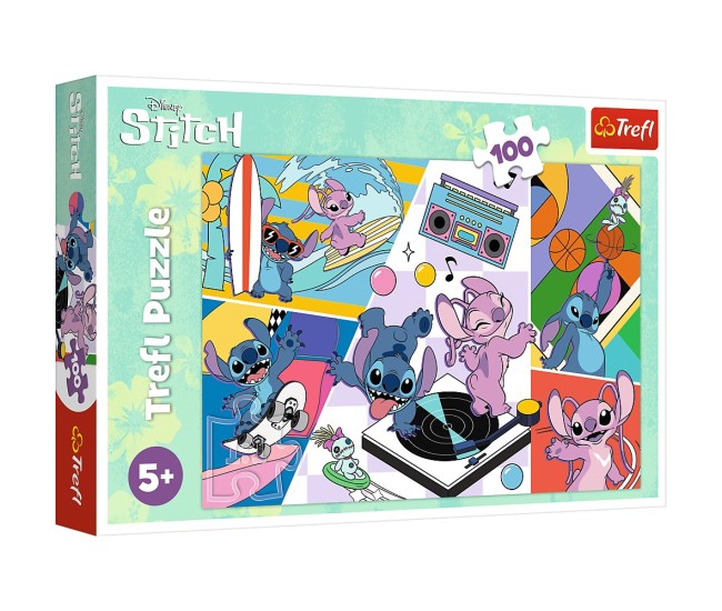 Puzzle trefl 100 stitch amintirile lui stitch Puzzle trefl 100 stitch amintirile lui stitch