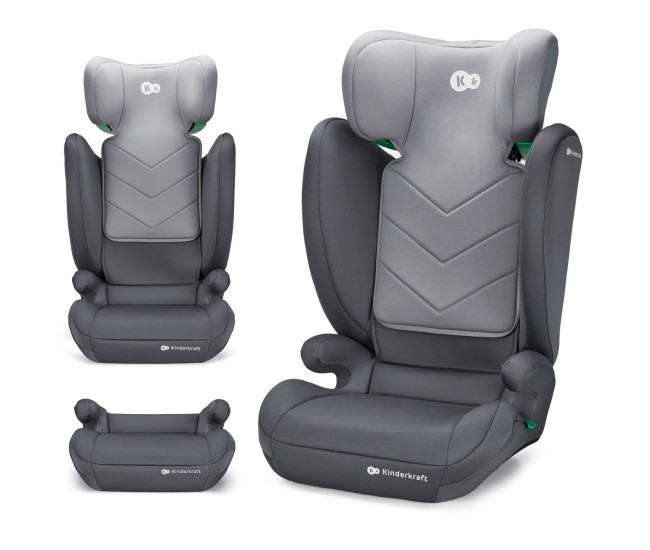 Scaun auto kinderkraft i-spark, i-size 100-150 cm, grey Scaun auto kinderkraft i-spark, i-size 100-150 cm, grey