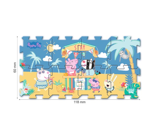 Puzzle de podea din spuma peppa pig summer Puzzle de podea din spuma peppa pig summer