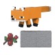 Minecraft craft a block figurina fox 8cm