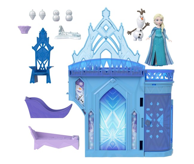 Disney frozen set de joaca papusa elsa si castelul de gheata cu accesorii Disney frozen set de joaca papusa elsa si castelul de gheata cu accesorii